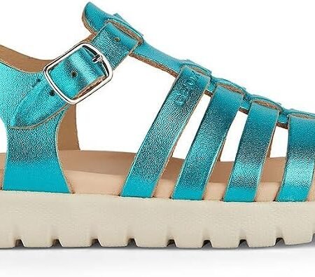 Girls' Green Summer Strap Sandals