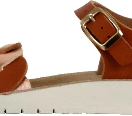 Girls' Biscuit-Tone Flat Sandals