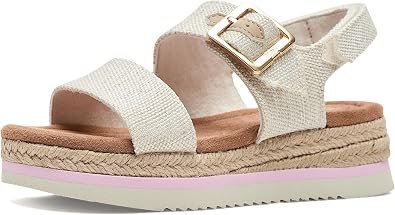 Little Kids' Natural Espadrille Sandals