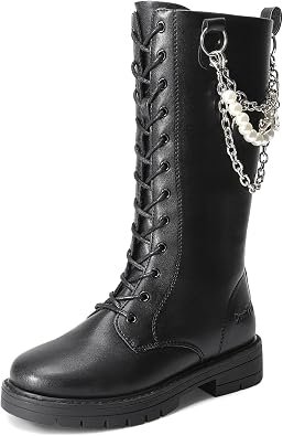 Girls' Riding Boots with Side Zipper